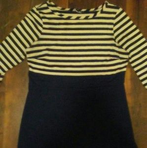 Striped Long Sleeve Dress